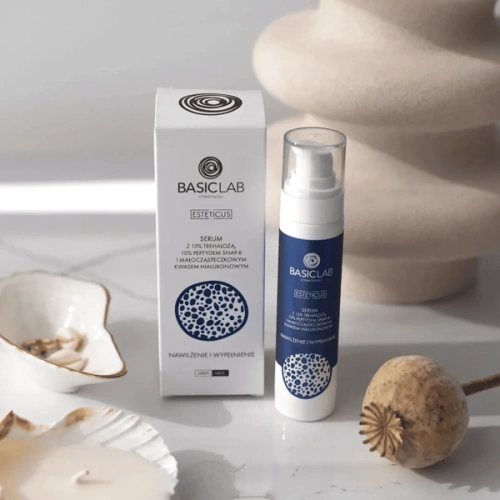 BasicLab Esteticus Nawilżające Serum Anti-Aging 15% Trehaloza i 10% Snap-8 50ml