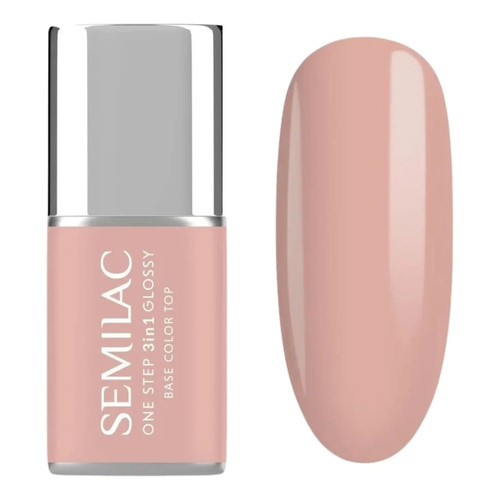 Semilac One Step 3in1 Hybrid Gel Polish S450 Light Peach 7ml