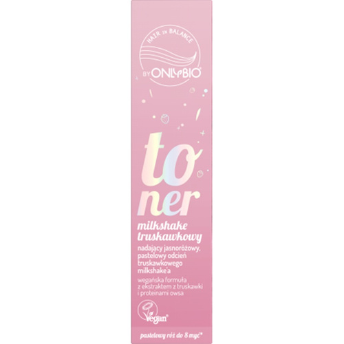 OnlyBio Hair in Balance Toner Truskawkowy do Włosów Blond 100ml