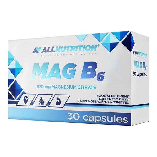 Allnutrition Mag B6 containing Magnesium Citrate and Vitamin B6 30 capsules
