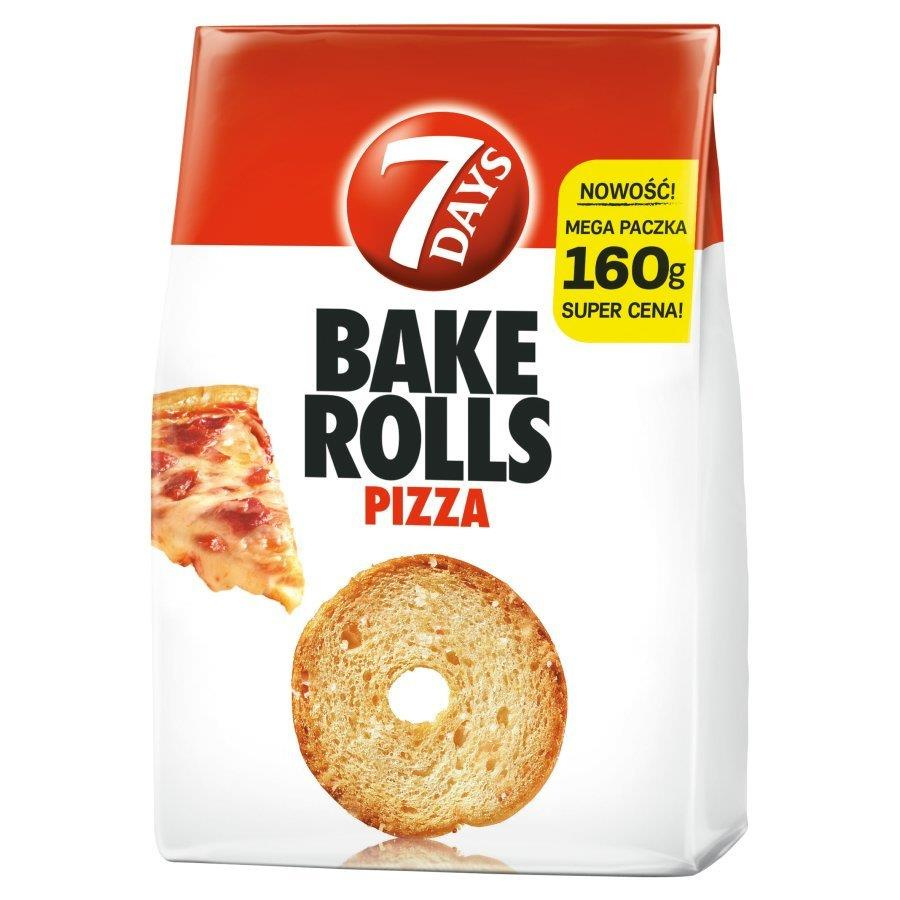 7 Days Bake Rolls Pizza Taste 160g