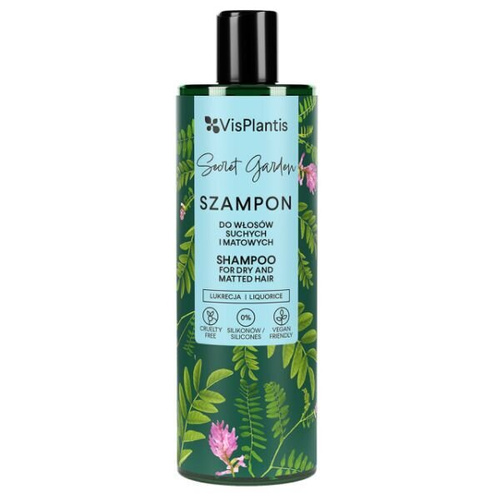 Vis Plantis Secret Garden Liquorice Shampoo for Dry and Dull Hair 400ml