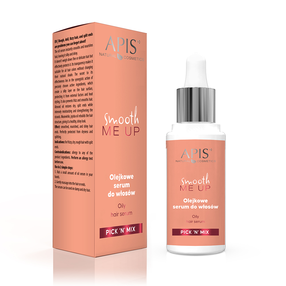 Apis Pick'N'Mix Smooth Me Up Oil Serum for Ends for Frizzy and Dry Hair 30ml