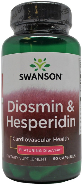 Swanson Diosmin & Hesperidin for Circulation Support 60 Capsules