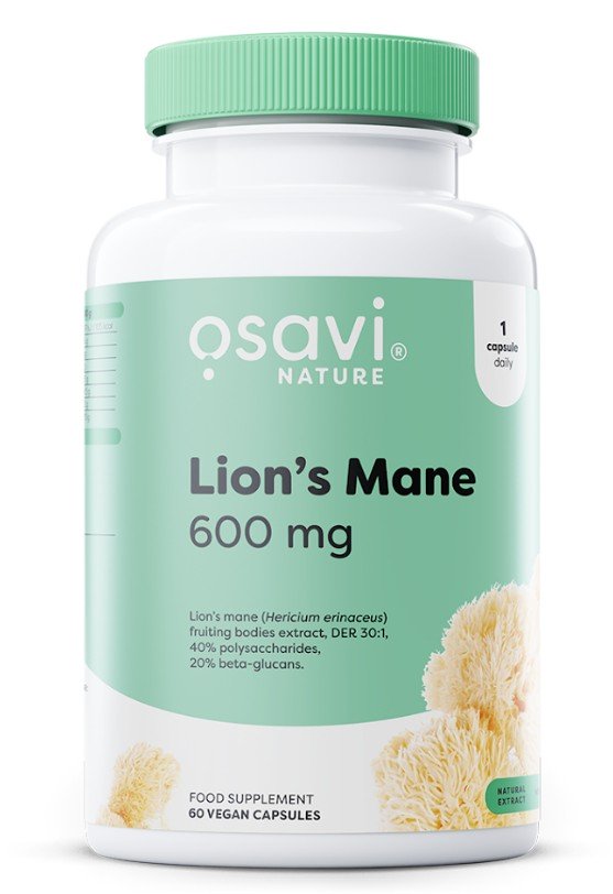 Osavi Soplówka jeżowata 600mg 60 wegańskich kapsułek