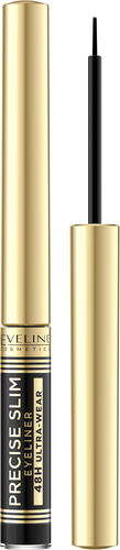 Eveline Precise Slim Ultra-Precise Eye Liner 48H Vinyl Black 2ml