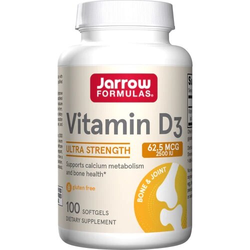 Vitamin D3, 2500 IU - 100 softgels