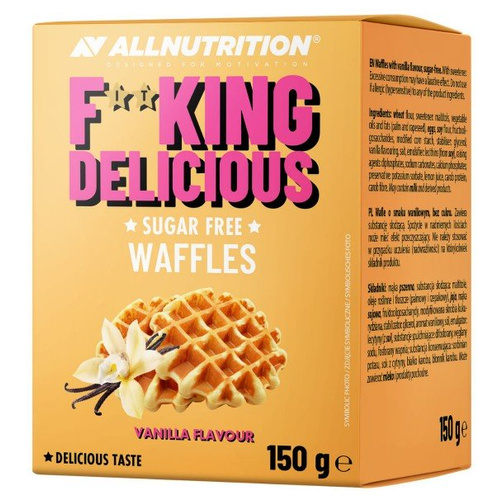 AllNutrition Fitking Delicious Waffles Wafle Wanilia 150g