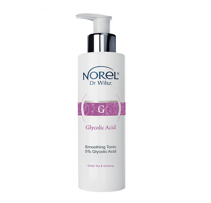 Norel Glycolic Acid Wygładzajacy Tonik z 5% Kwasem Glikolowym dla Skóry Dojrzałej 200ml