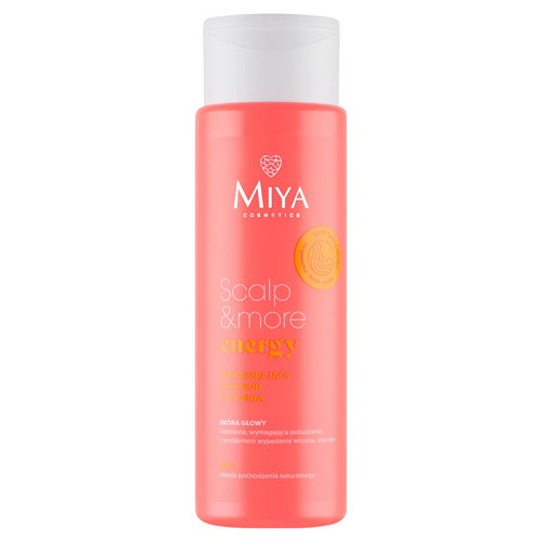 Miya Scalp More Energy Strengthening Shampoo with Caffeine for Weakened Hair with Hair Loss Problems 300ml