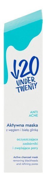 UNDER  Twenty Anti Acne Active mask with carbon and white clay 50 ml