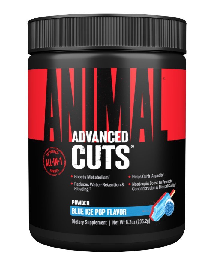 Animal Animal Cuts Thermogenic Fat Burner Powder Blue Ice Pop 235.2g