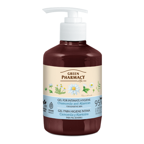 Green Pharmacy Intimate Hygiene Gel for Sensitive Skin with Chamomile and Allantoin 370ml