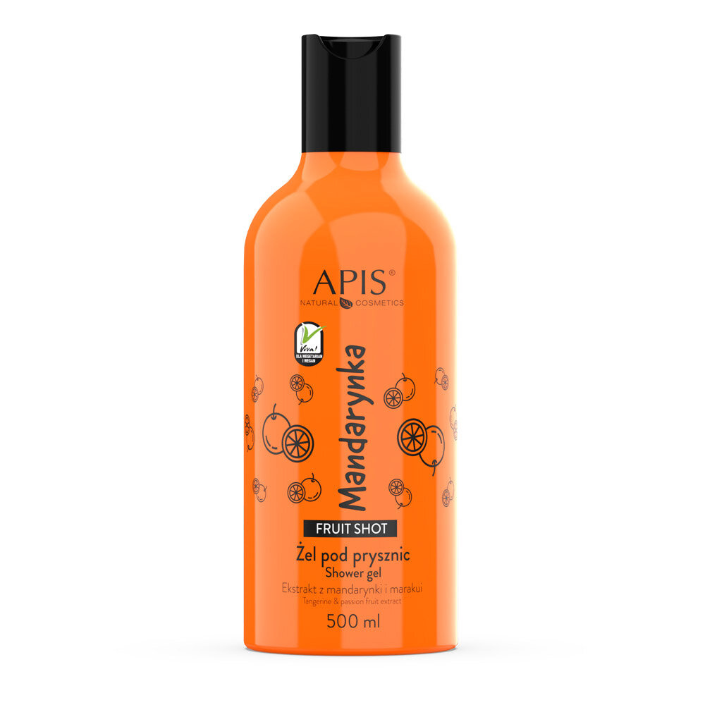 Apis Fruit Shot Żel pod Prysznic z Mandarynką 500ml