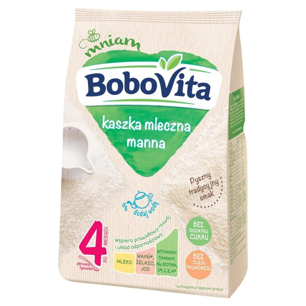 BoboVita Milk Porridge Manna for Babies after 4 Months of Life 230g