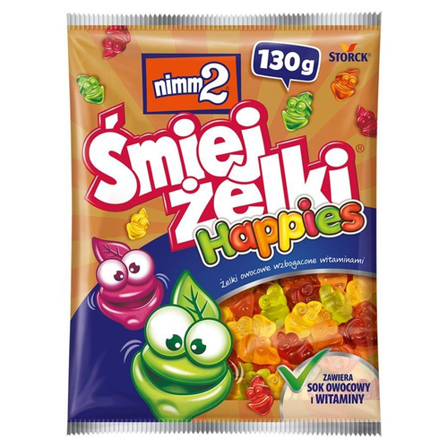 Nimm2 Smiejzelki Fruit Gummies Enriched with Vitamins 130g