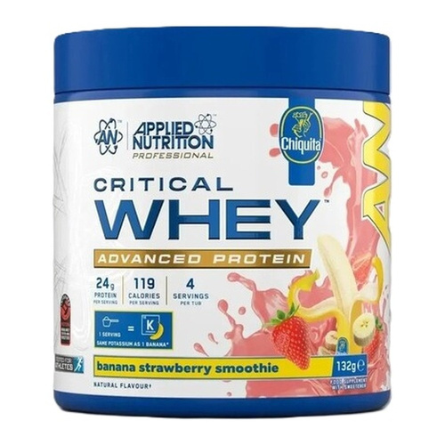 Applied Nutrition Critical Whey, Banana Strawberry Smoothie - 132g (4 servings)
