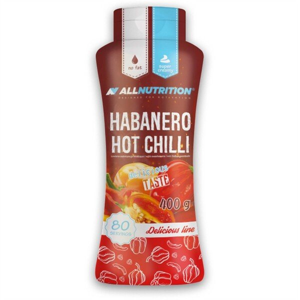 Allnutrition Habanero Hot Chilli Sauce Low Calorie for Diet 400g