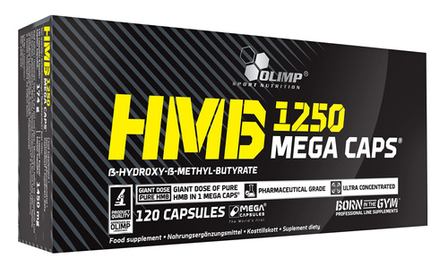 Olimp HMB Mega Caps 1000mg Wspierający Trening 120 Kapsułek