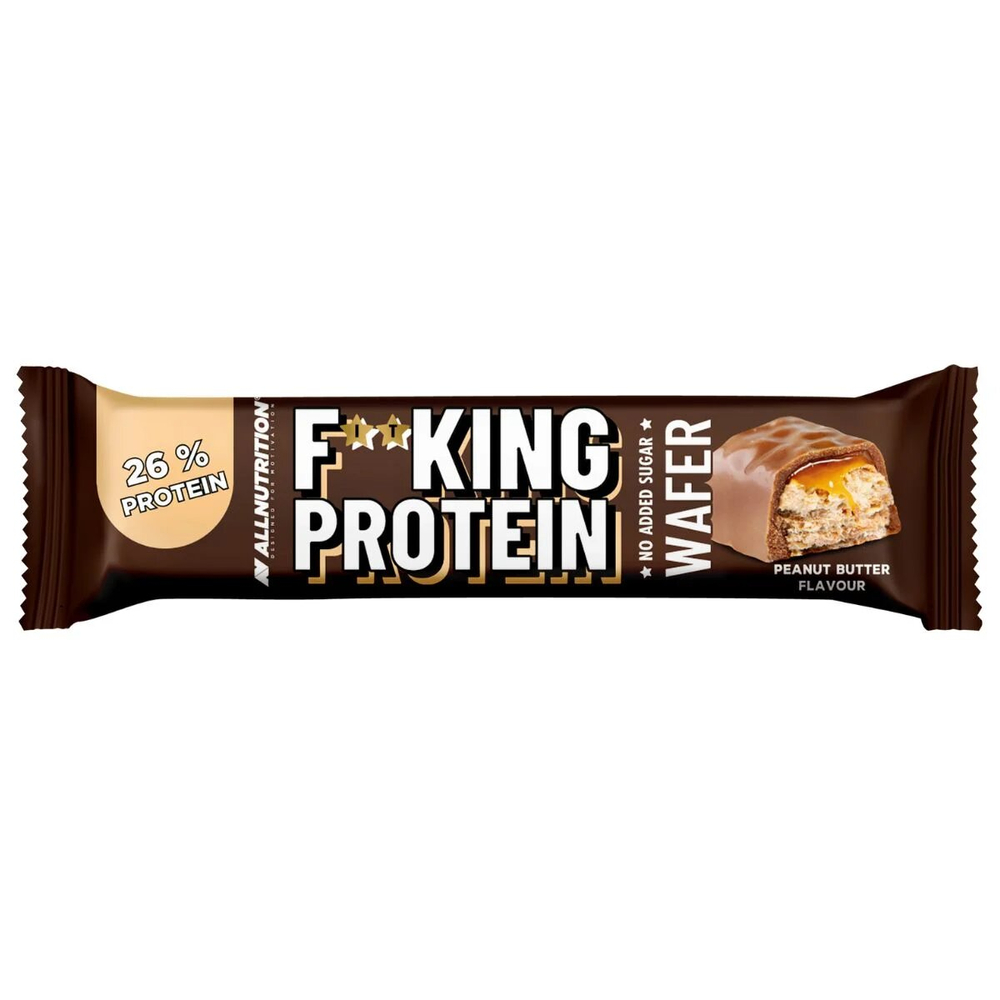 Allnutrition Fitking Protein Wafer Peanut Butter Proteinowy Batonik 40x39g