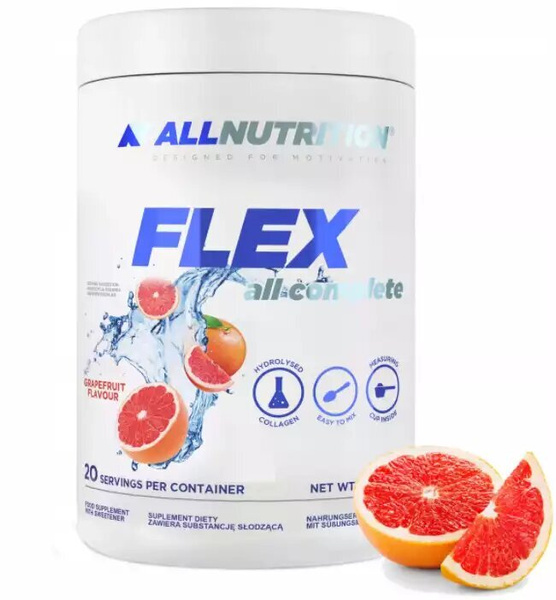 Allnutrition Flex All Complete Hydrolyzed Collagen Grapefruit 400g