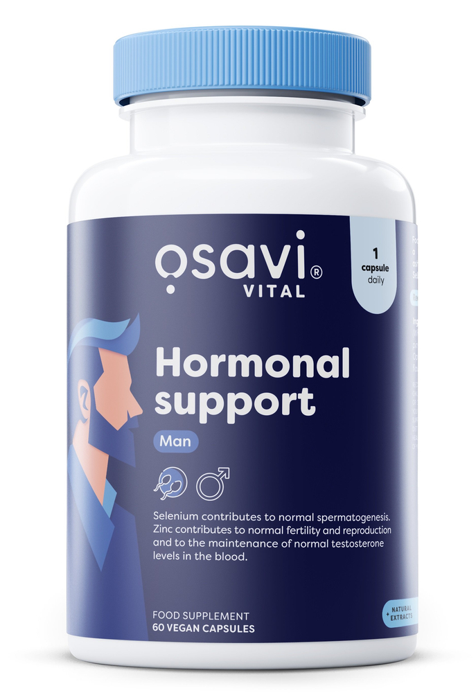 Osavi Wsparcie Hormonalne dla Mężczyzn 60 wegańskich kapsułek