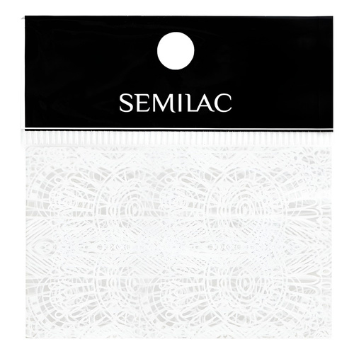 Semilac Nail Transfer Foil White Lace 16