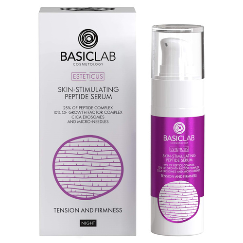 BasicLab Cosmetology Serum Peptydowe Stymulujące z Mikronigłami 30ml