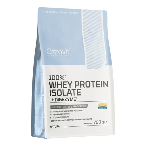 OstroVit 100% Whey Protein Isolate + Digezyme, Natural - 700g