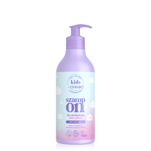 OnlyBio Hair in Balance Kids Chmurkowy Szampon Do Delikatnej Skóry Głowy 400ml