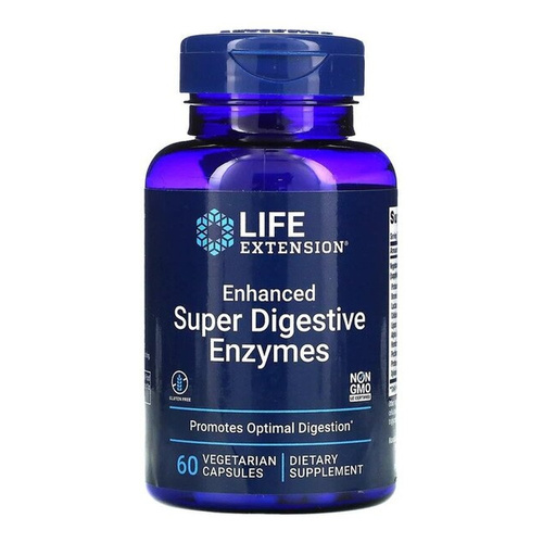 Enhanced Super Digestive Enzymes - 60 vcaps