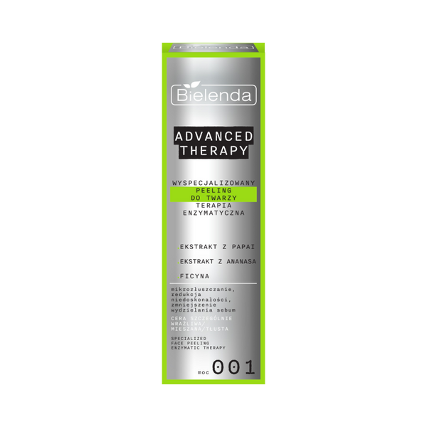 Bielenda Advanced Therapy Peeling Enzymatyczny do Skóry Wrażliwej i Tłustej 30ml