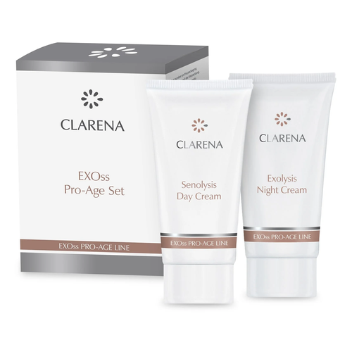 Clarena Exoss Pro Age Senolytic and Exosomal Cream Set 2x30ml