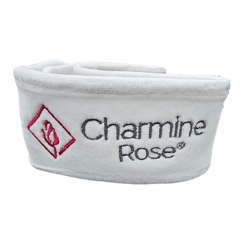 Charmine Rose Terry Cloth Headband for Beauty Treatments and Spa