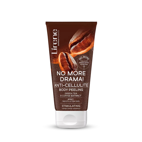 Lirene No More Drama! Anti-Cellulite Sugar Peeling with Coffee and Green Tea 175g