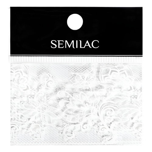 Semilac Nail Transfer Foil White Lace 22