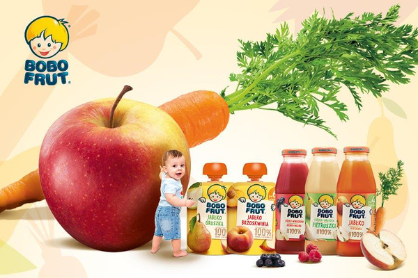 Bobo Frut Nectar Apple Banana Carrot for Babies after 6 Months 300ml