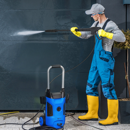Outsunny 1800W 150-Bar Pressure Washer, with Adjustable Nozzle - Blue