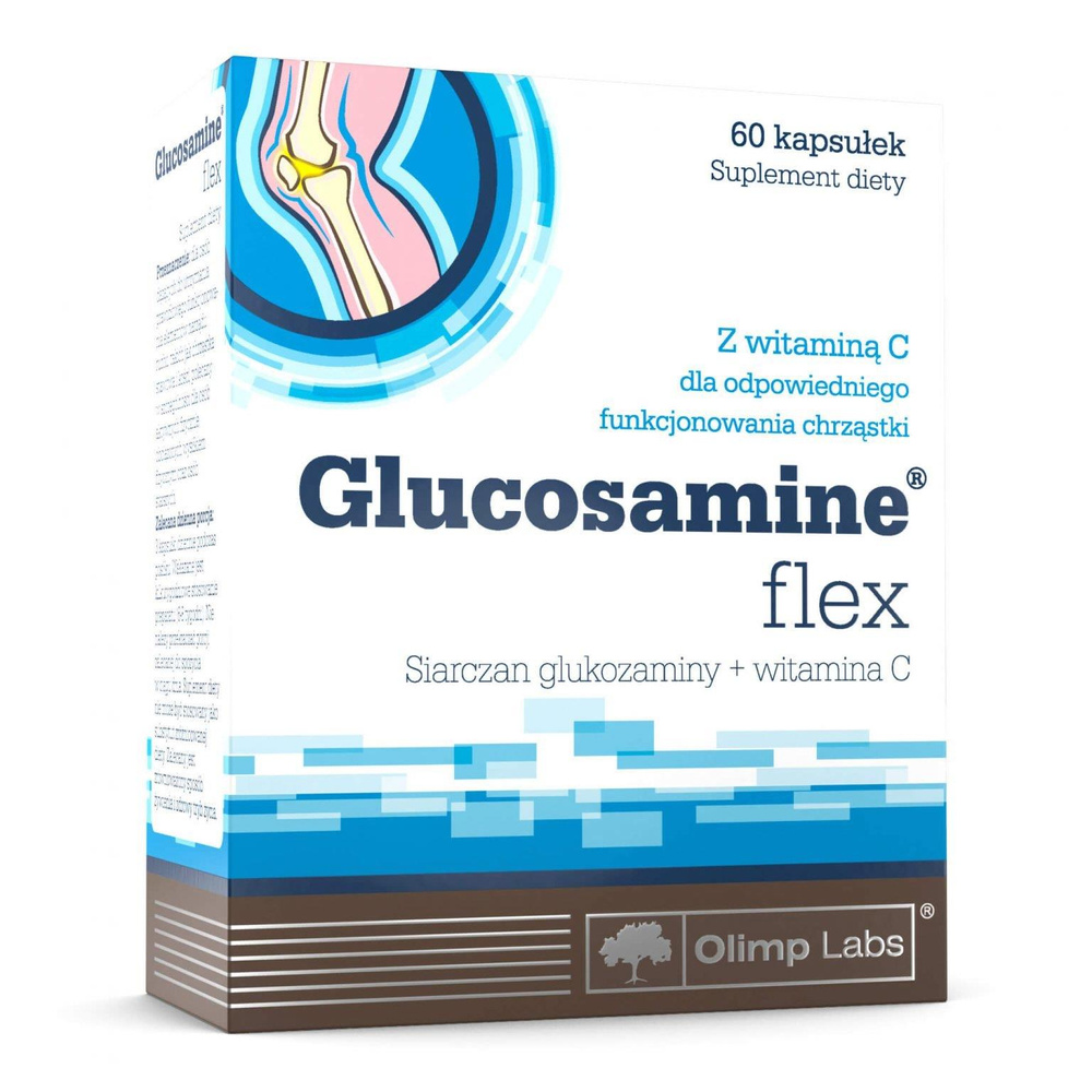 Olimp Glucosamine Flex na Prawidłowe Funkcjonowanie Chrząstki 60 Kapsułek