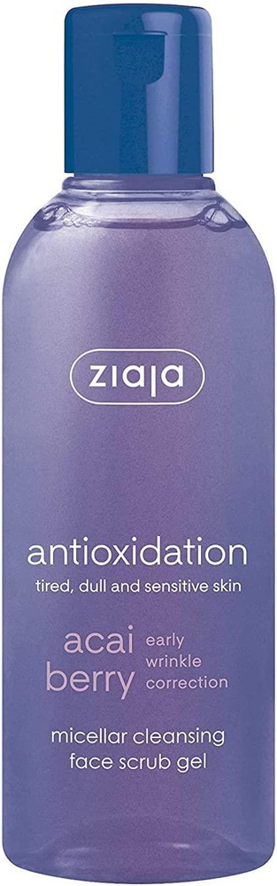 Ziaja Antioxidation Acai Berries Micellar Gel with Face Scrub 200ml