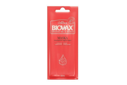 Biovax Hair Mask Intensively Regenerating Fig Opuntia And Mango 20ml