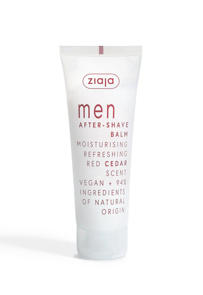 Ziaja Men Moisturizing and Refreshing Aftershave Balm Red Cedar 80ml