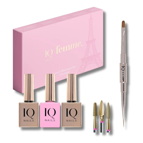IQ Nails Classique Zestaw do Manicure Francuskiego