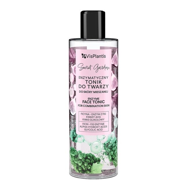 Vis Plantis Secret Garden Enzymatyczny Tonik dla Skóry Mieszanej 200ml