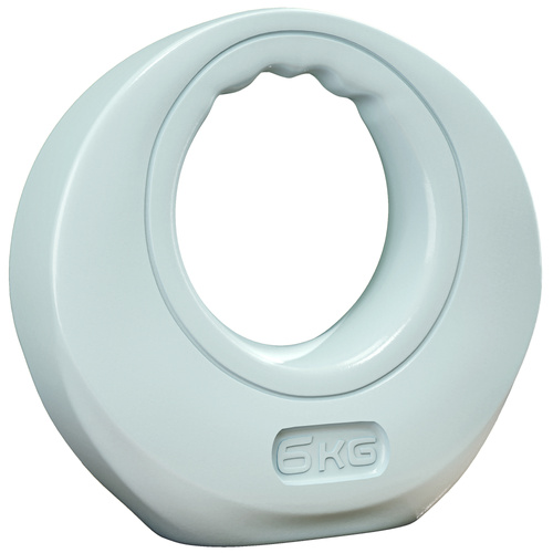 SPORTNOW 6kg Kettlebell, Kettle Bell with Wide Handle for Home Gym, Weight Lifting, Strength Training, Light Grey