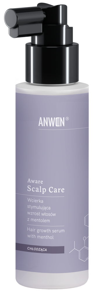 Anwen Aware Scalp Care Cooling Lotion with Menthol Stimulating Hair Growth 100ml