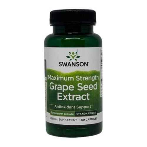 Swanson Grape Seed Extract, Maximum Strength - 60 caps