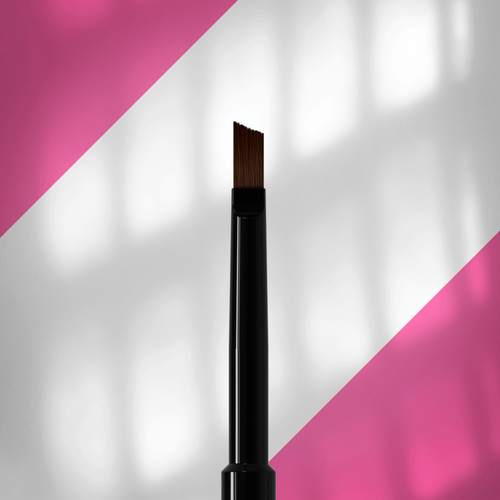 Staleks Pro Expert Angled Gel Brush With Aluminium Handle For Nail Design 6 mm x 9 mm