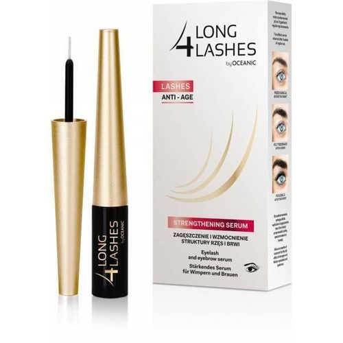 Long 4 Lashes Anti-Age Wzmacniające Serum dla Dłuższych Rzęs i Brwi 4ml