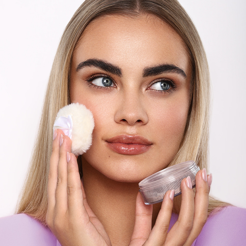 Eveline Variete Ultra Fixing Transparent Loose Face Powder with Matte Finish Lavender Squalane 6ml